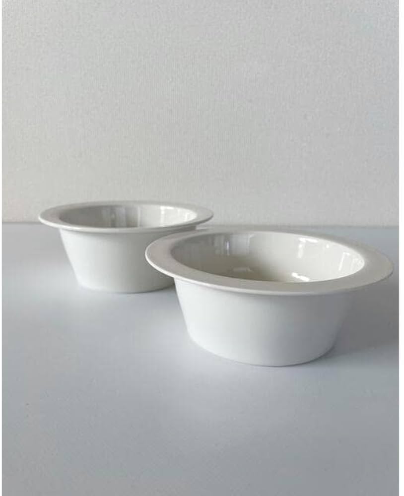 Amazon | 濱岡健太郎 リム鉢 M ツヤ あり 作家 白い器 器2個セット