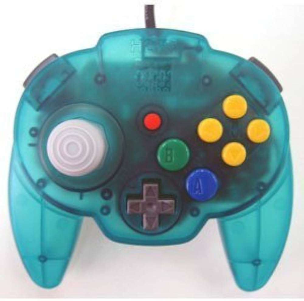 Amazon | ホリパッドミニ64オーシャンブルーN64 | 本体・周辺機器