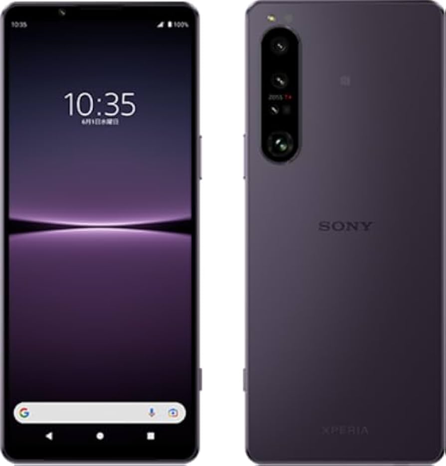 Amazon.co.jp: [Refurbished] Sony Xperia 1 IV docomo 256GB Purple