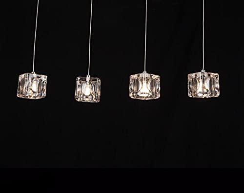 Amazon.co.jp : SAITODOU ペンダントライト ガラスキューブ ガラス