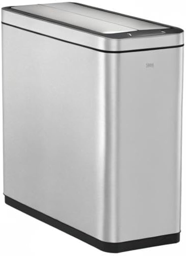 Amazon｜EKO ゴミ箱 自動開閉 デラックスファントム シルバー 30L