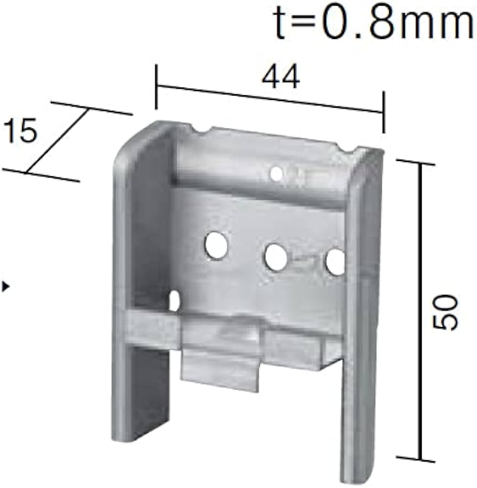 Amazon | ケイミュー KMEW 横張り用出隅通気留め金具 B101153（15mm