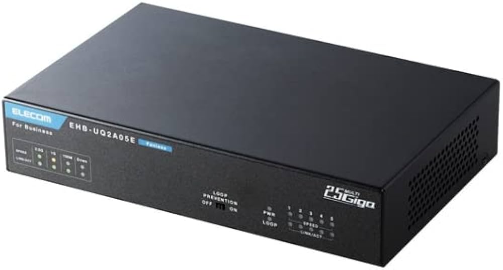 Amazon.co.jp: Elecom EHB-UQ2A05E Non-Intelligent Switching Hub 2.5