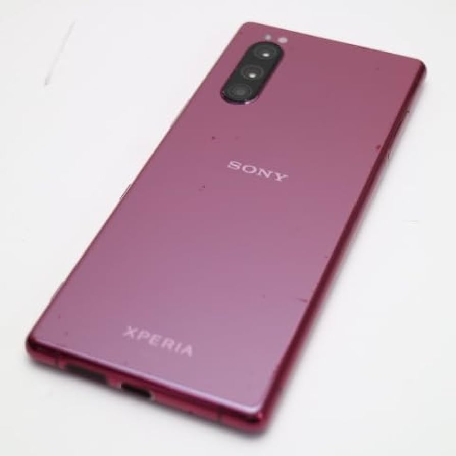 Amazon | SIMフリー Xperia 5 SOV41 Red AU | au(エーユー