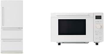 Amazon | 【セット買い】無印良品 冷蔵庫 272L 白 幅60.0×奥行65.7×高