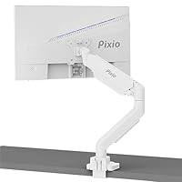 Amazon.co.jp: Pixio PS2D White モニターアーム 白 デュアル 17-35