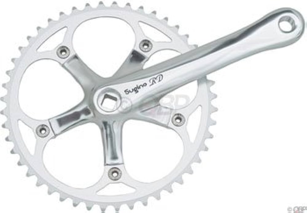 Amazon | Sugino シングルスピード 165mm 48T トラッククランクセット