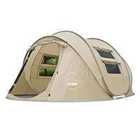 Amazon.co.jp: KAZOOキャンプ用自動屋外ポップアップテント防水用