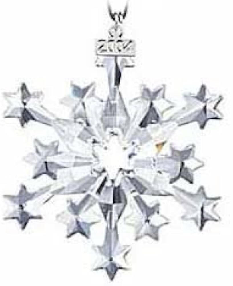 Amazon.com: SWAROVSKI 2004 Annual Christmas Snowflake Ornament