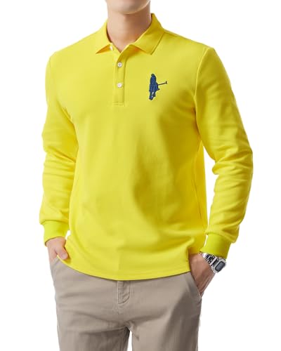 ゴルフ ポロシャツ 黄色 メンズポロシャツ | 通販・人気ランキング