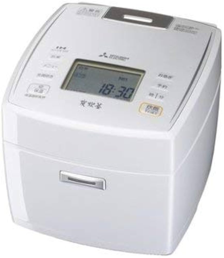 Amazon.co.jp: 三菱 IHジャー炊飯器（5.5合炊き） ピュアホワイト