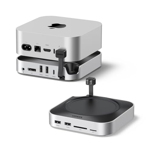 Amazon | UGREEN Mac mini M4/M4 Pro 専用 USB-Cハブ & スタンド 10-in