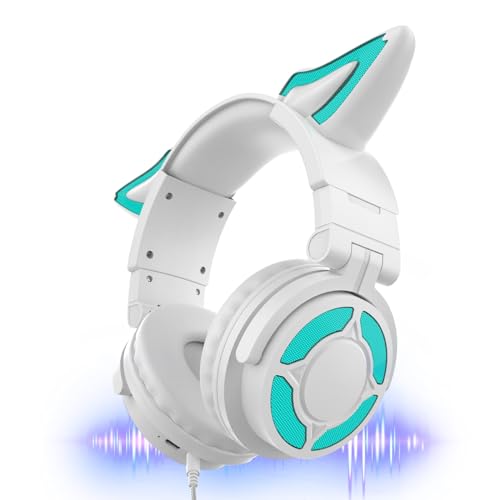 Amazon.co.jp: キツネ猫耳 ヘッドホン Bluetoothヘッドセット