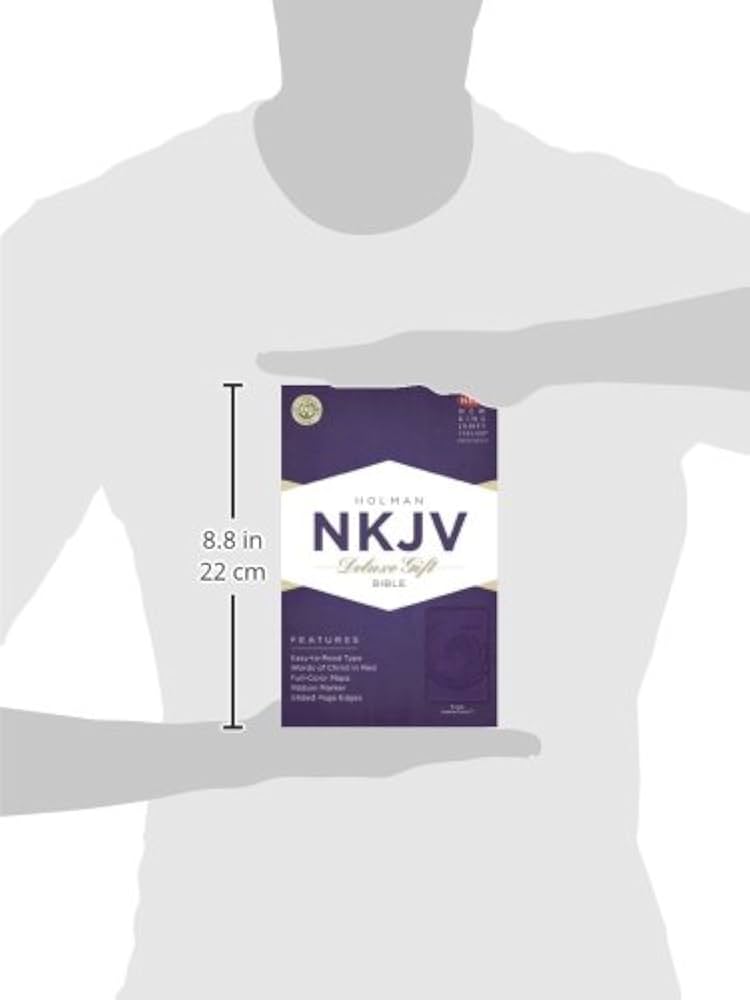 NKJV Deluxe Gift Bible, Purple LeatherTouch: Holman Bible