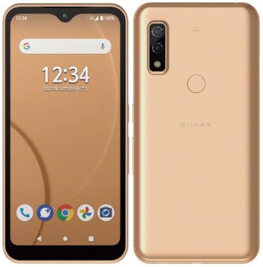 Amazon | SIMフリー arrows We FCG01 black ローズゴールド AU