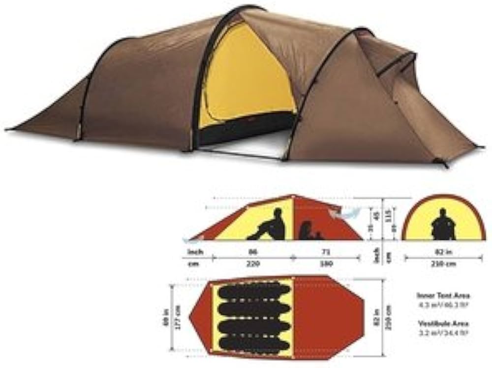 Amazon | ヒルバーグ テント Nallo 4 GT Sand | ヒルバーグ(HILLEBERG