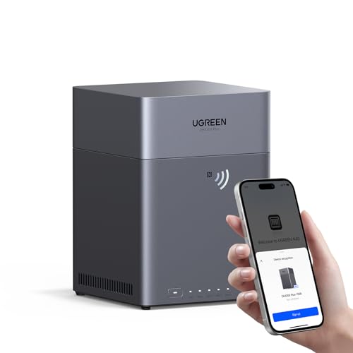 Amazon.co.jp: UGREEN NAS DH4300 Plus 4ベイ デスクトップNAS 8GB
