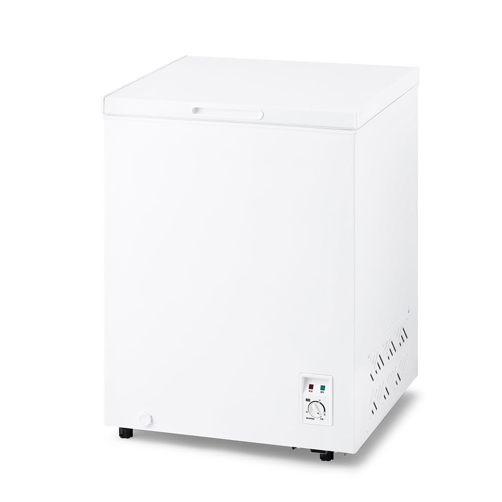 Amazon | アイリスオーヤマ 冷凍庫 上開き 142L 上開き冷凍庫 温度調節