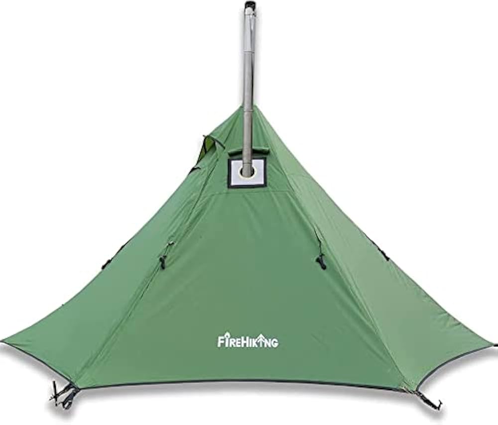 Amazon.co.jp: FireHiking 軽量テント ワンポールテント ティピー 1人