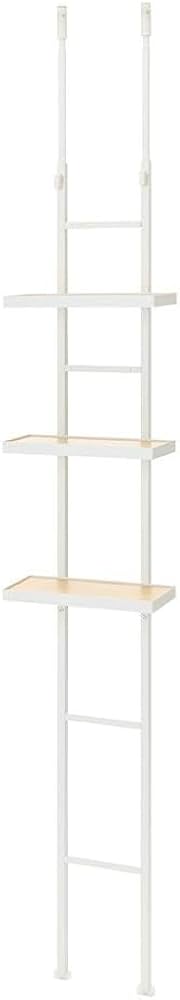 Amazon｜カインズ(CAINZ) 壁面＆すきま用 突っ張り収納ラック ホワイト