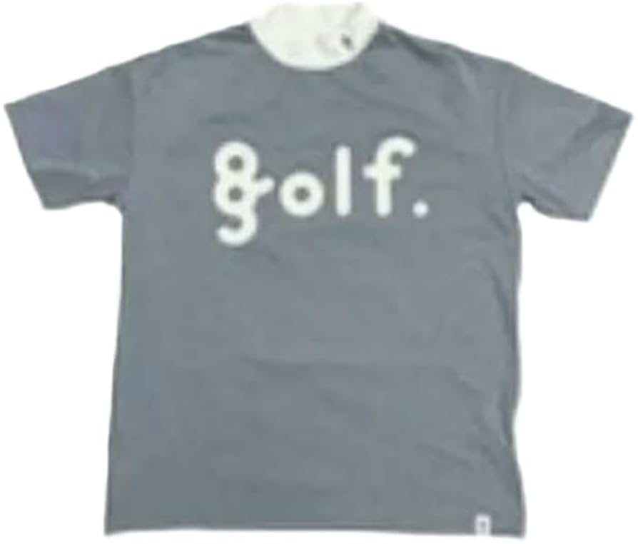 Amazon.co.jp: 8G SHOOT ロゴプリント モックネック ゴルフ ウェア L