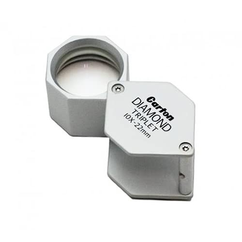 Amazon.co.jp: カートン光学 プロ用 宝石鑑定用ルーペ 10倍 (R7529) 広