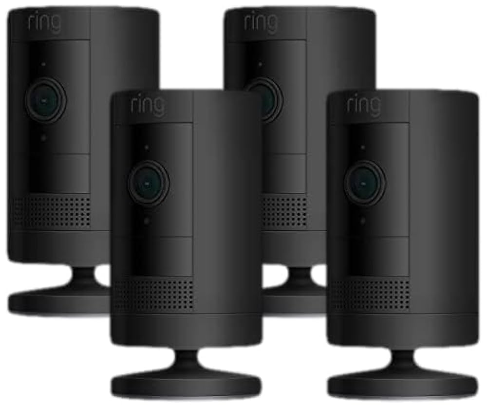 Amazon.co.jp: 【カメラ4つセット】Ring Stick Up Cam Battery (リング