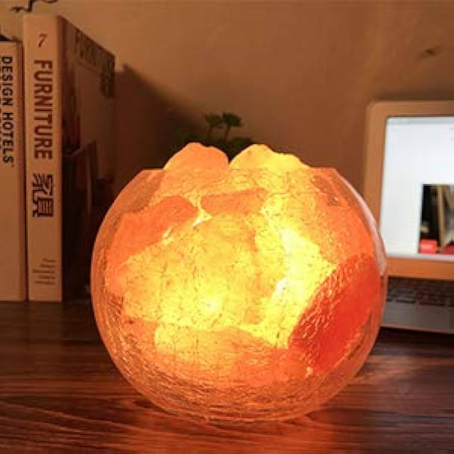 Amazon.co.jp : PEXWELL ヒマラヤ岩塩ランプ led 空気浄化 安眠効果