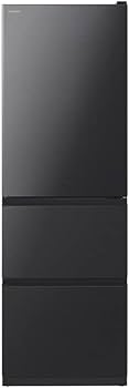 Amazon | 日立 冷蔵庫 幅60cm 375L ブリリアントブラック R-V38SVL K 3