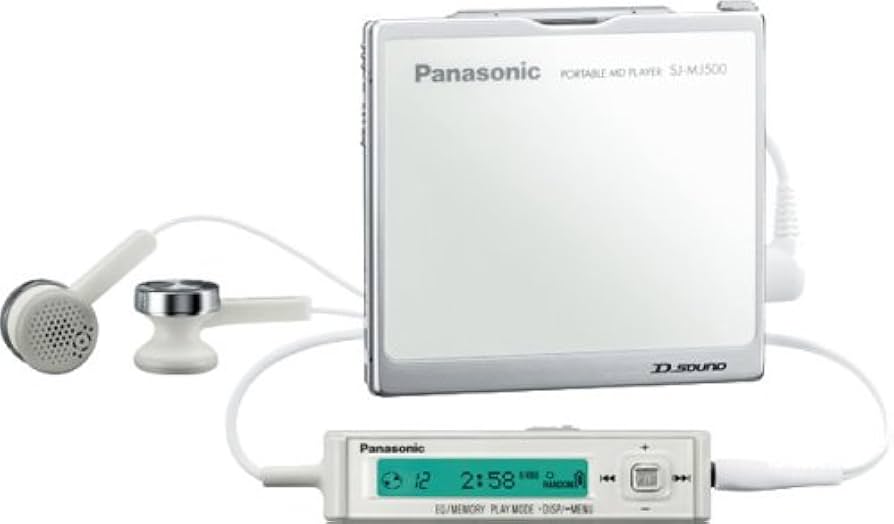 Amazon.co.jp: パナソニック ポータブルMDプレーヤー ホワイト SJ