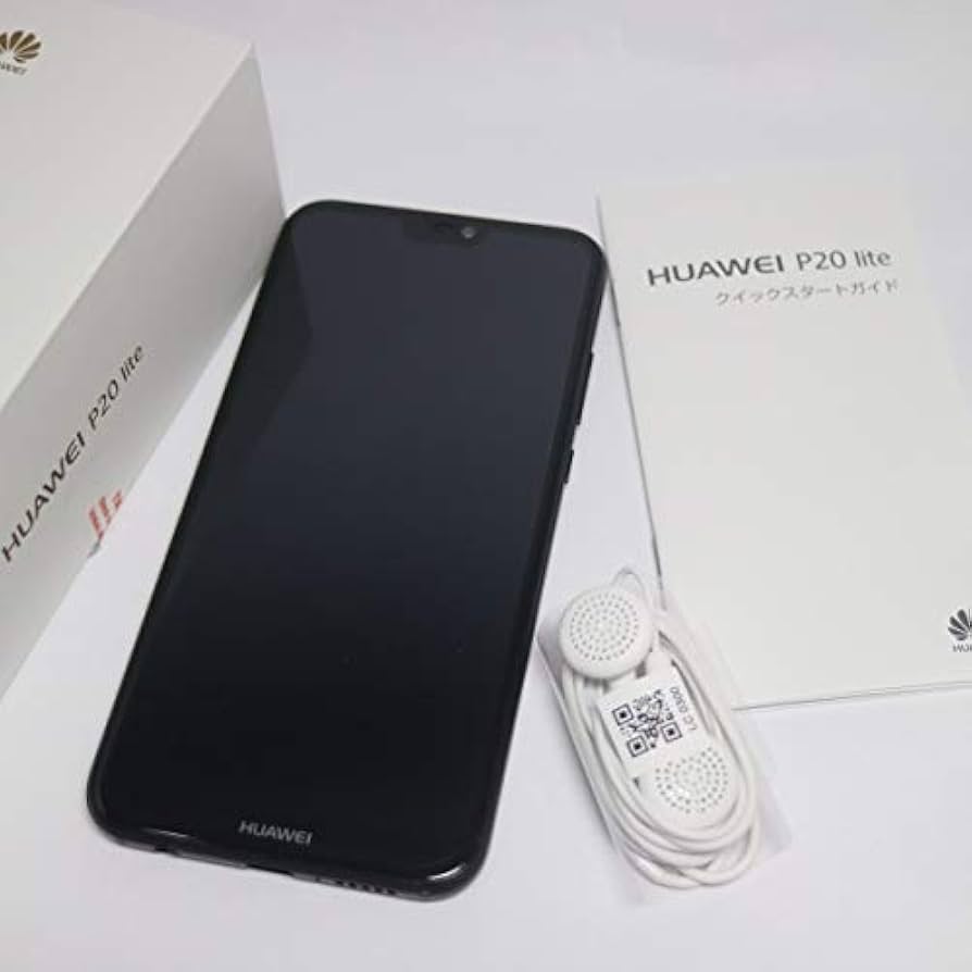 Amazon.co.jp: Huawei P20 Lite ANE-LX2J Midnight Black [Japan