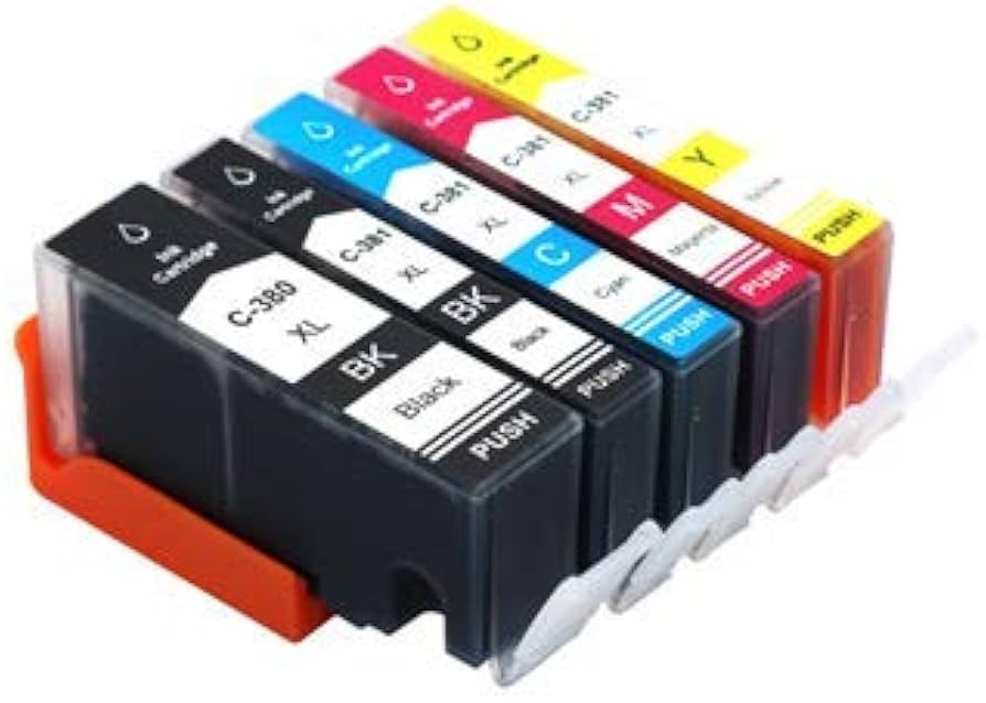 Amazon.co.jp: キャノン BCI-381 XL BCI-380XL 大容量 5色マルチパック