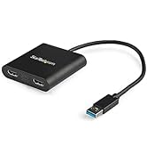 Amazon | StarTech.com USB 3.0 - HDMI変換アダプター/2画面/4K30Hz+