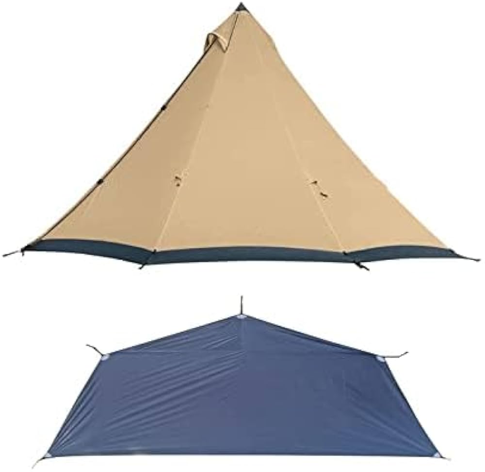Amazon.co.jp: 3F UL GEAR ワンポールテント（210T） 2点セット(テント
