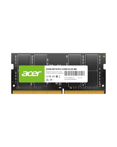 Amazon.co.jp: Acer SD100 32GB RAM 3200 MHz DDR4 1.2V Laptop Memory