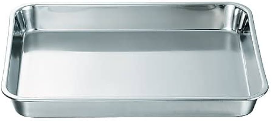 Amazon｜クローバー 18-8 浅型 角バット 6枚取｜バット オンライン通販