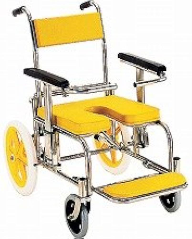 Amazon | 入浴・シャワー用車いす イエロー KS2 (カワムラサイクル