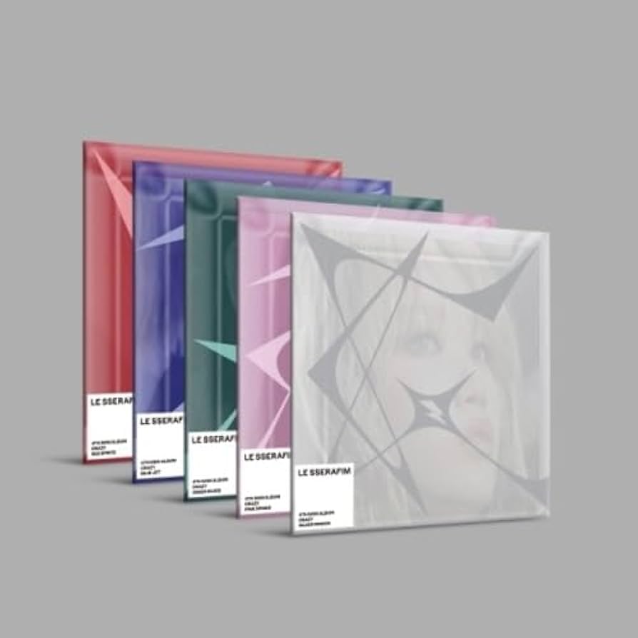 LE SSERAFIM - 4th Mini Album Crazy [Compact ver.] (HUH YUNJIN ver