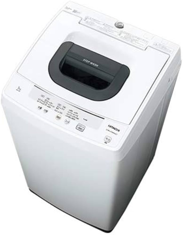 Amazon.co.jp: NW-50F-W 日立 全自動洗濯機 5kg ピュアホワイト