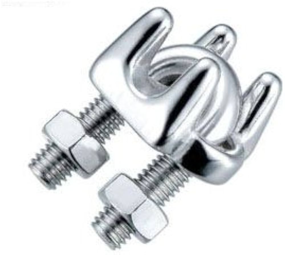 Amazon.co.jp: ワイヤー用金具 ワイヤークリップ SUS304 ワイヤー径