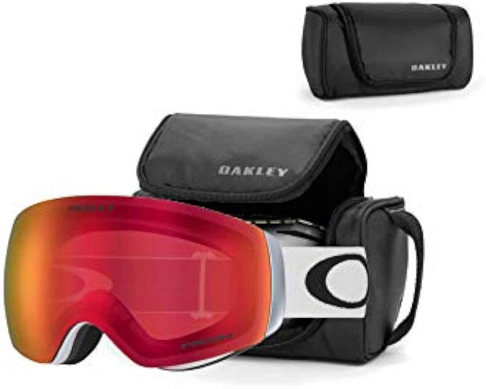 Amazon.com : Oakley Flight Deck XM Snow Goggle (Matte White Frame