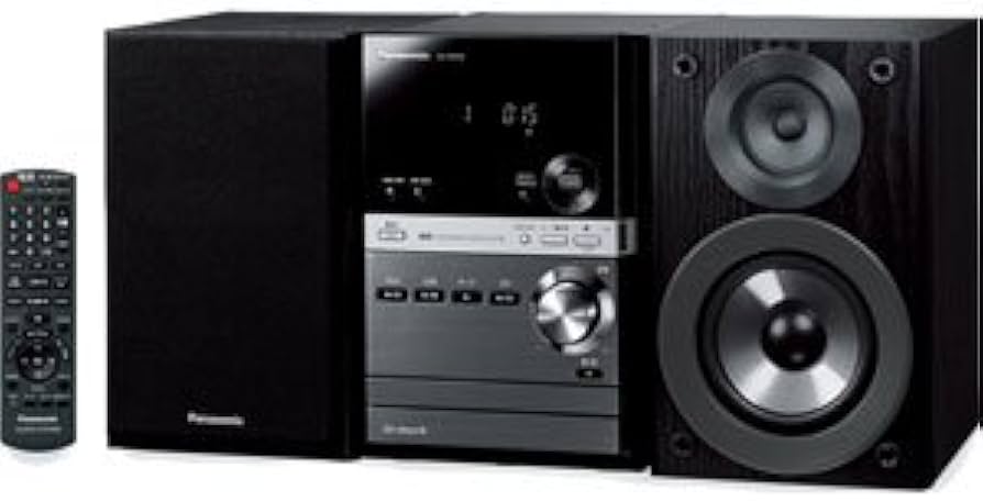 Amazon.co.jp: Panasonic CDステレオシステム ブラック SC-PM48-K