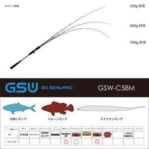 Amazon.co.jp: JACKALL(ジャッカル) Go Seaward GSW-C58M : スポーツ