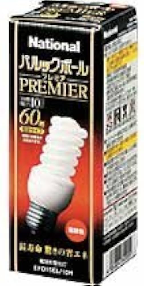 Amazon | パナソニック 電球形蛍光灯 パルックボールプレミアD15形