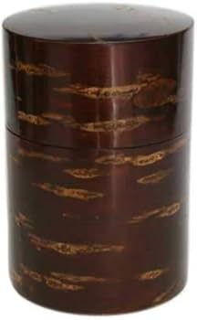 Amazon｜【角館・樺細工】桜皮 総皮茶筒 お茶入れセット(大) 色出し 桐