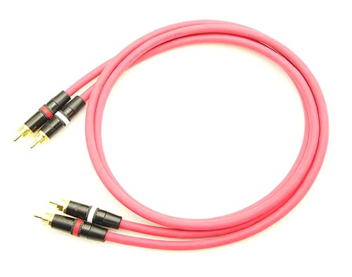 Amazon | BELDEN 8412 RCA 赤白ライン 4色 2本ペアケーブル ケーブル