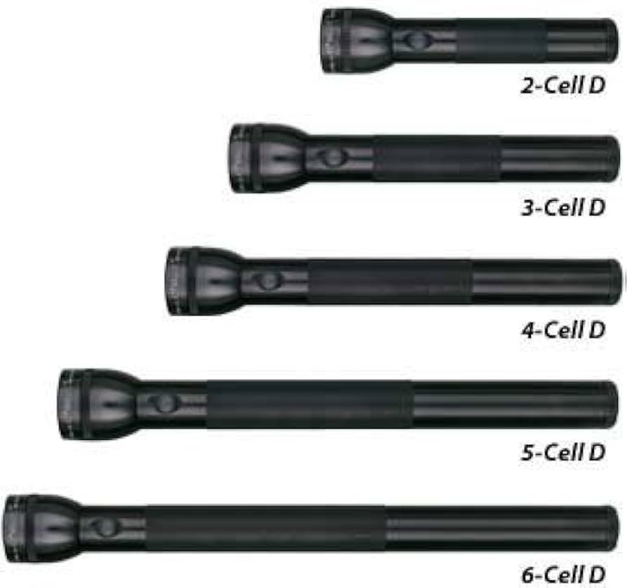 Amazon | MAGLITE 懐中電灯 Dセル ブラック 6D_(単一電池_6本) | MAG