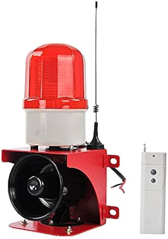 Amazon.co.jp: 防犯サイレン LED防犯警告灯 LEDサイレン 信号ランプ 音