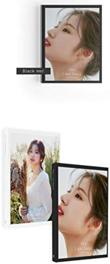 Amazon.co.jp: SANA - YES, I AM SANA 公式 写真集 (BLACK VER. (B)) : 本