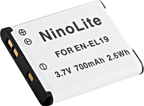 Amazon | NinoLite EN-EL19 互換 バッテリー ニコン COOLPIX S7000